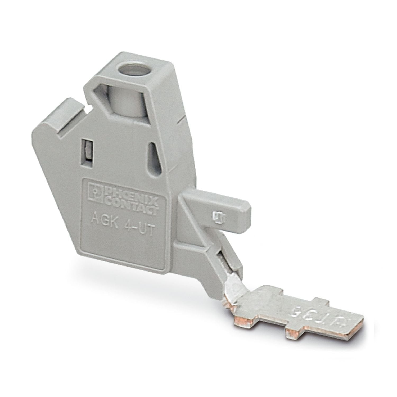 Pick-off terminal block, nom. voltage: 1000 V, nominal current: 32 A, number of connections: 1, connection method: Screw connection, cross section: 0.14 mm 2 - 6 mm 2 , mounting type: on base element, color: gray