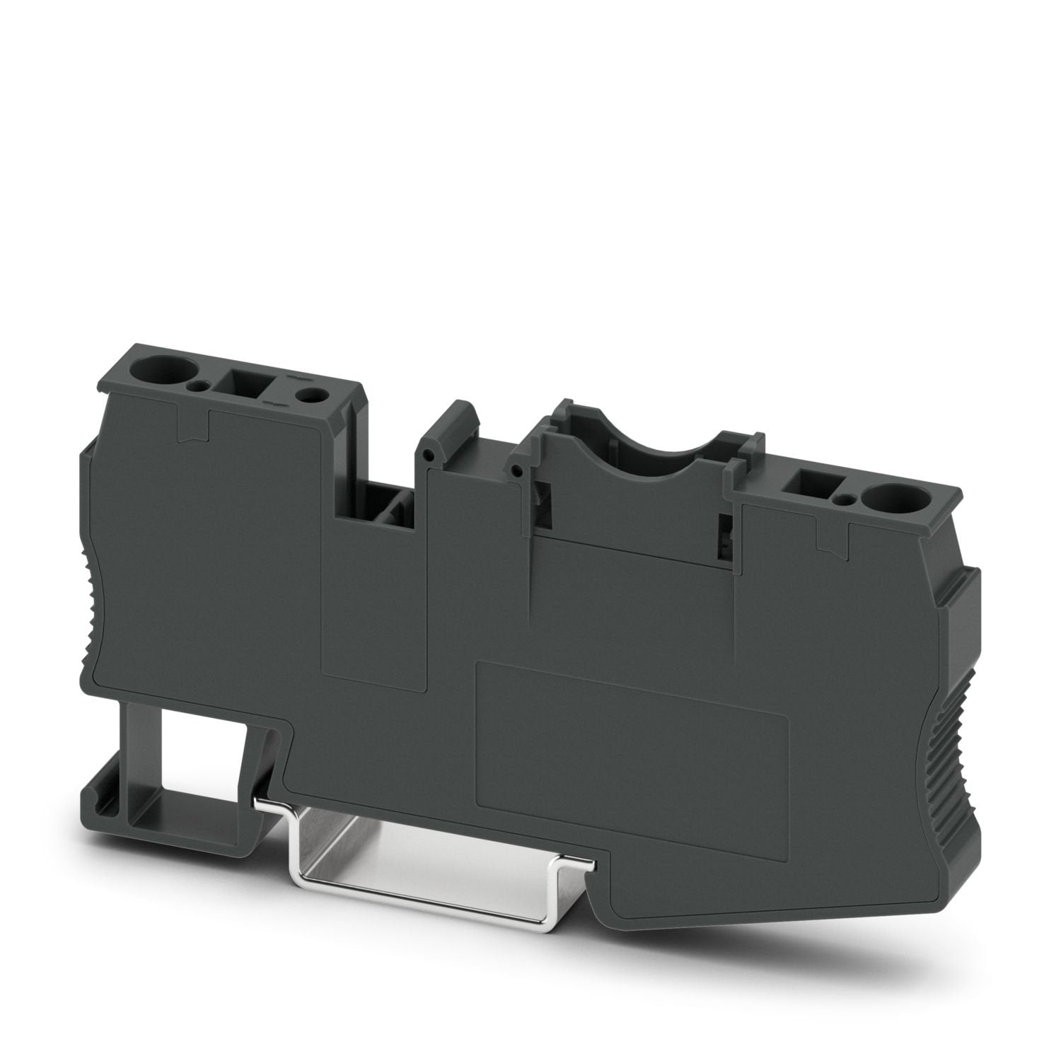Fuse modular terminal block, fuse type: Blade, fuse type: C, nom. voltage: 400 V, nominal current: 30 A, connection method: Spring-cage connection, 1 level, Rated cross section: 4 mm 2 , cross section: 0.08 mm 2 - 6 mm 2 , mounting type: NS 35/7,5, NS 35/15, color: black