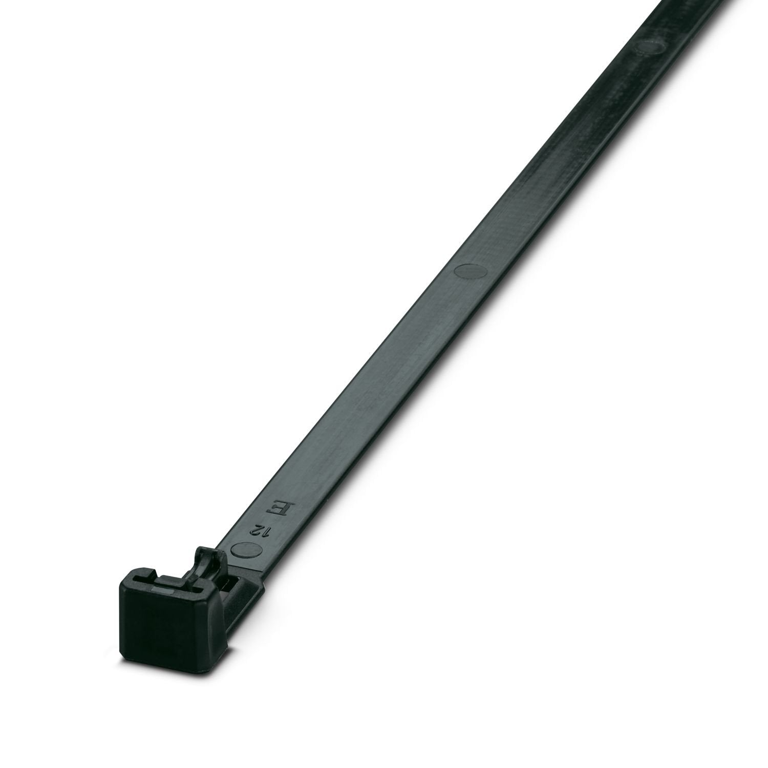 Cable binders ideal for temporary fastening, with locking release, removable