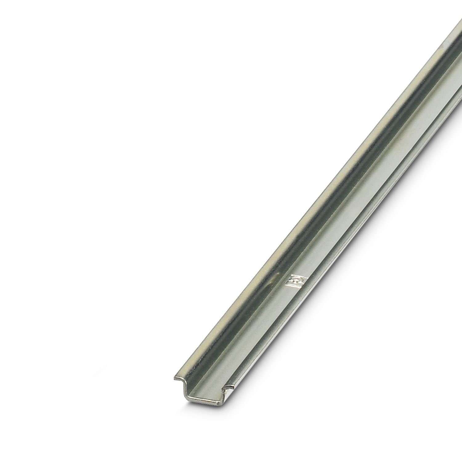 DIN rail, unperforated, Pack of 10 (20 m), acc. to EN 60715, material: Steel, galvanized, passivated with a thick layer, Standard profile, color: silver-colored
