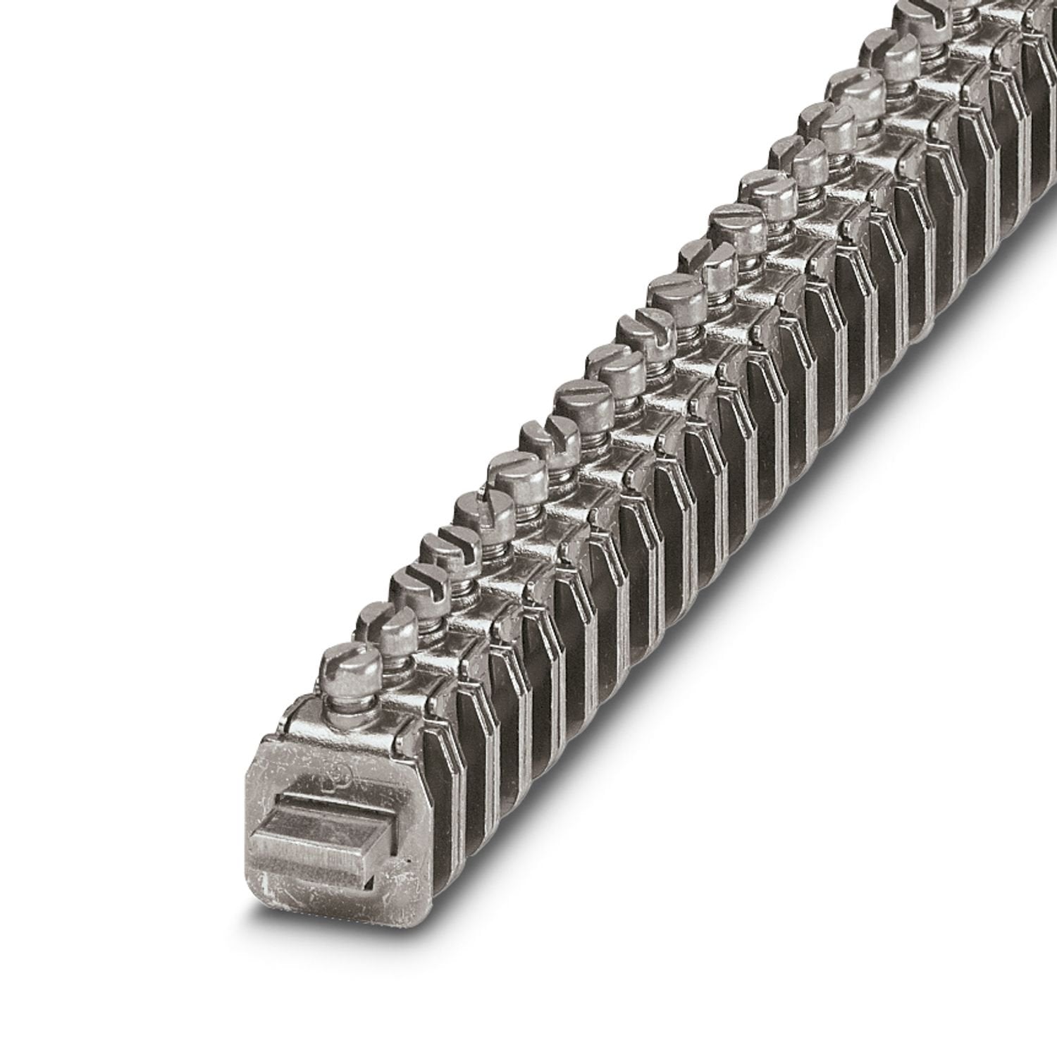 Connection terminal block, connection method: Screw connection, Rated cross section: 4 mm 2 , cross section: 0.5 mm 2 - 6 mm 2 , mounting: Neutral busbar, color: silver