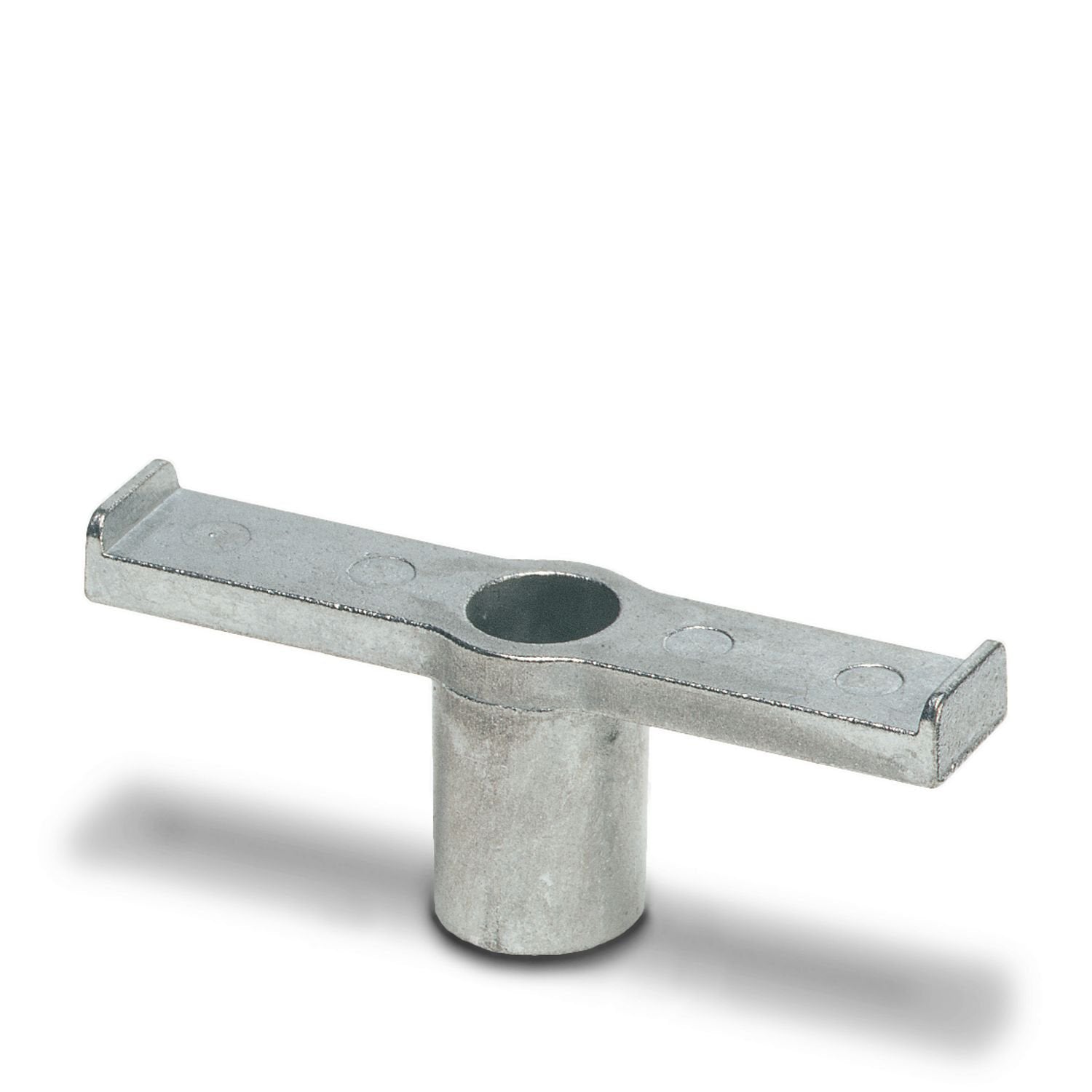 Support bracket, Bracket for busbars, set every 20 cm, color: silver-colored