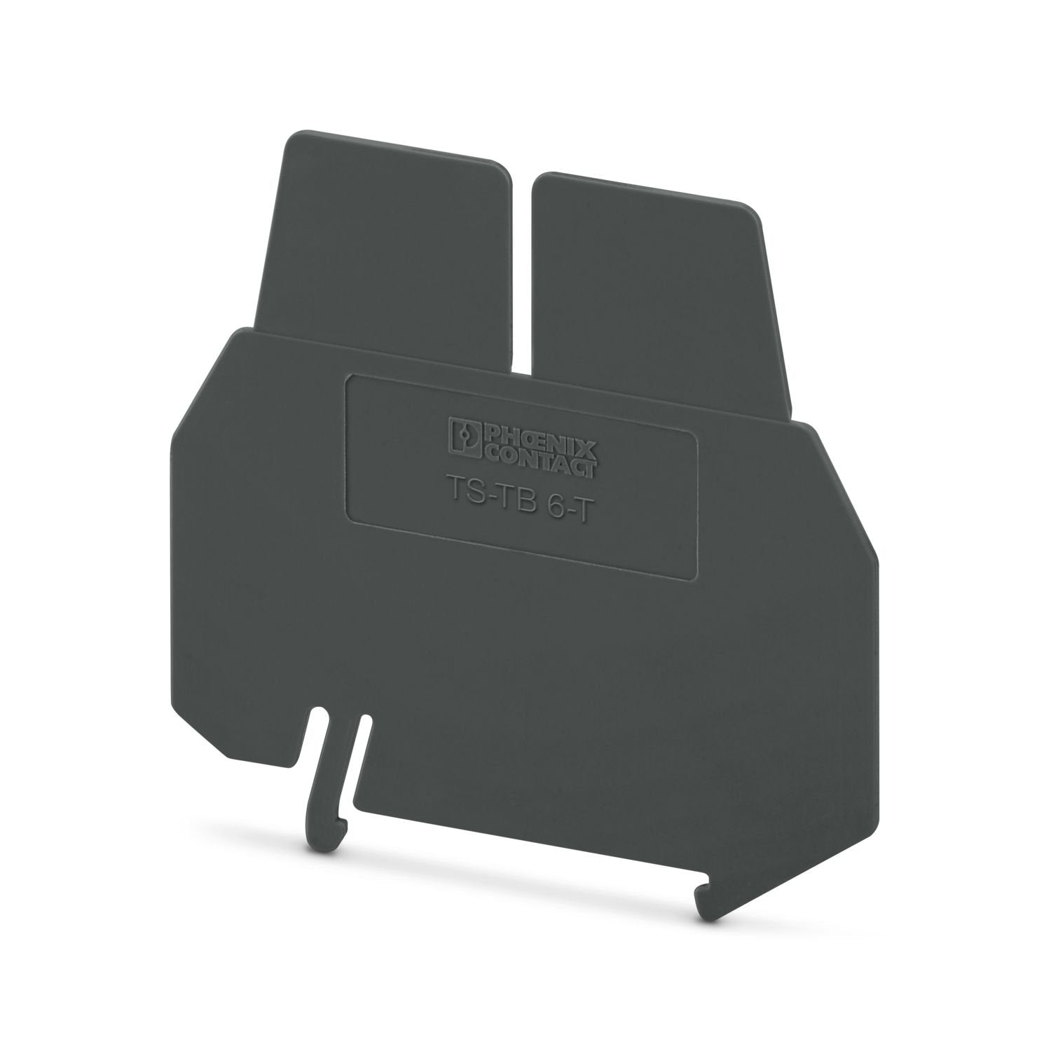 Separating plate, depth: 62.5 mm, width: 1 mm, height: 66.5 mm, color: dark gray