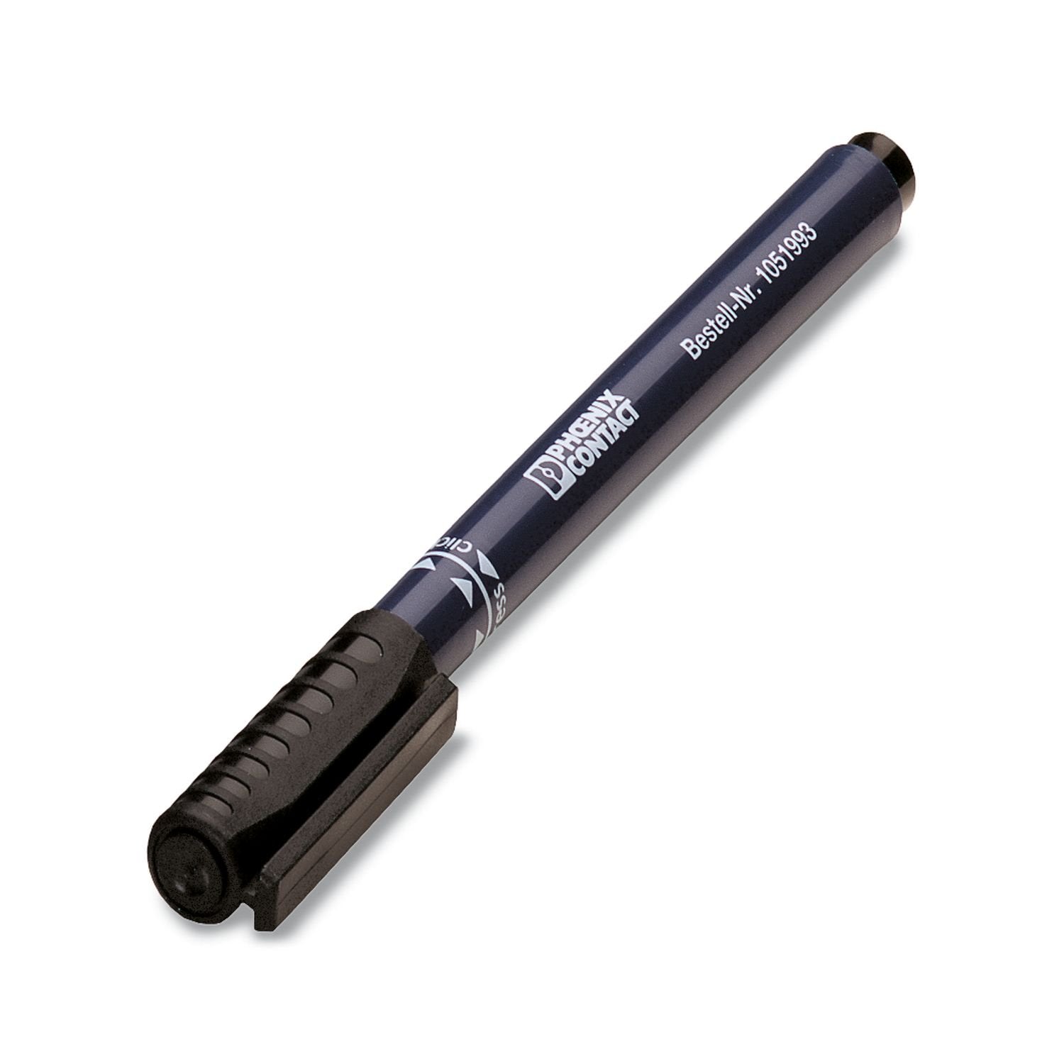 Marker pen, for manual labeling of unprinted Zack strips, smear-proof and waterproof, line thickness 0.5 mm