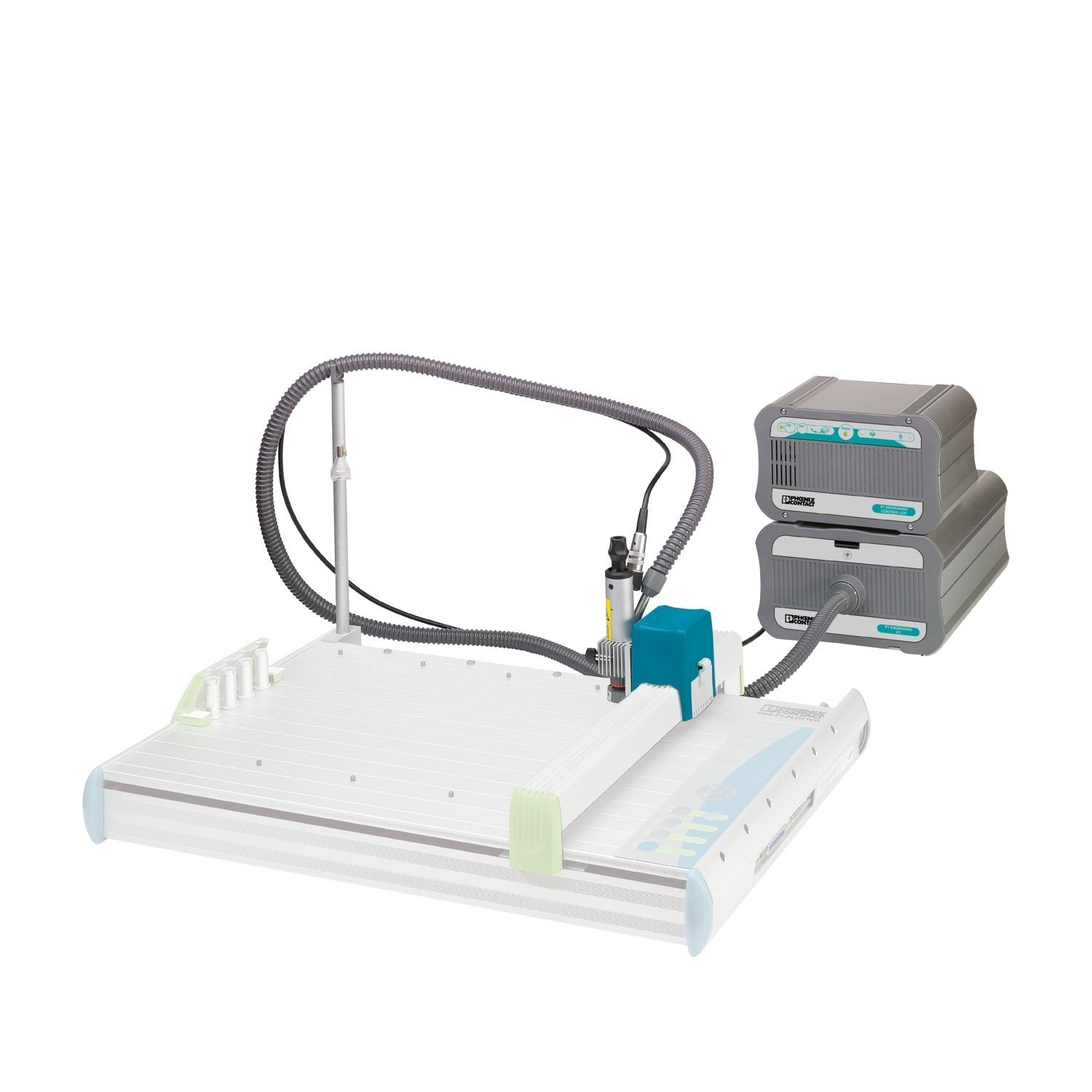 Engraving unit, weight: 7.6 kg, length: 0.35 m, width: 250 mm