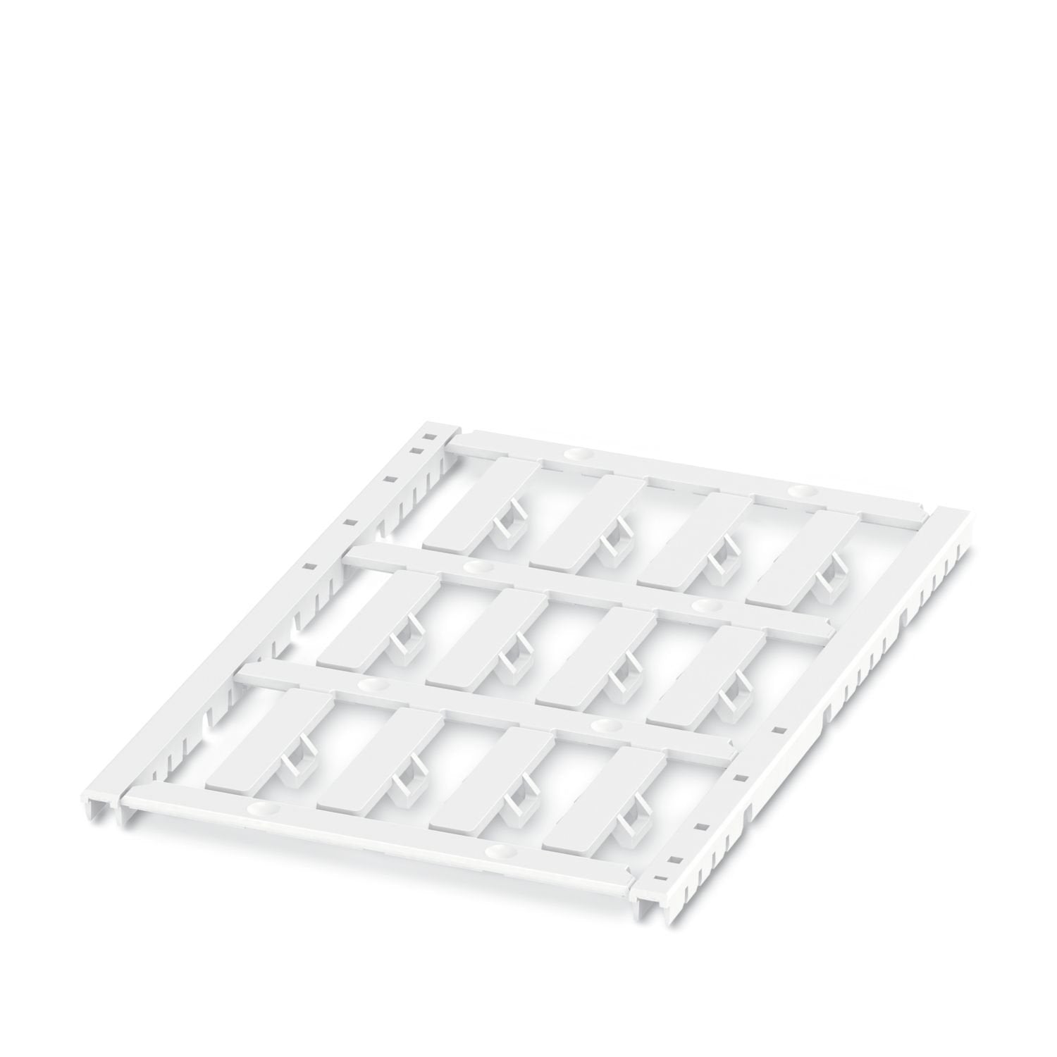 Cable marker, Sheet, white, unmarked, can be labeled with: BLUEMARK E.CARD, BLUEMARK ID COLOR, BLUEMARK ID, BLUEMARK CLED, THERMOMARK PRIME 2.0, THERMOMARK PRIME, THERMOMARK CARD 2.0, THERMOMARK CARD, TOPMARK NEO, TOPMARK LASER, mounting type: Assembly with cable ties, cable diameter: > 6 mm, Number of individual labels: 12, text field height: 6 mm, text field width: 29 mm