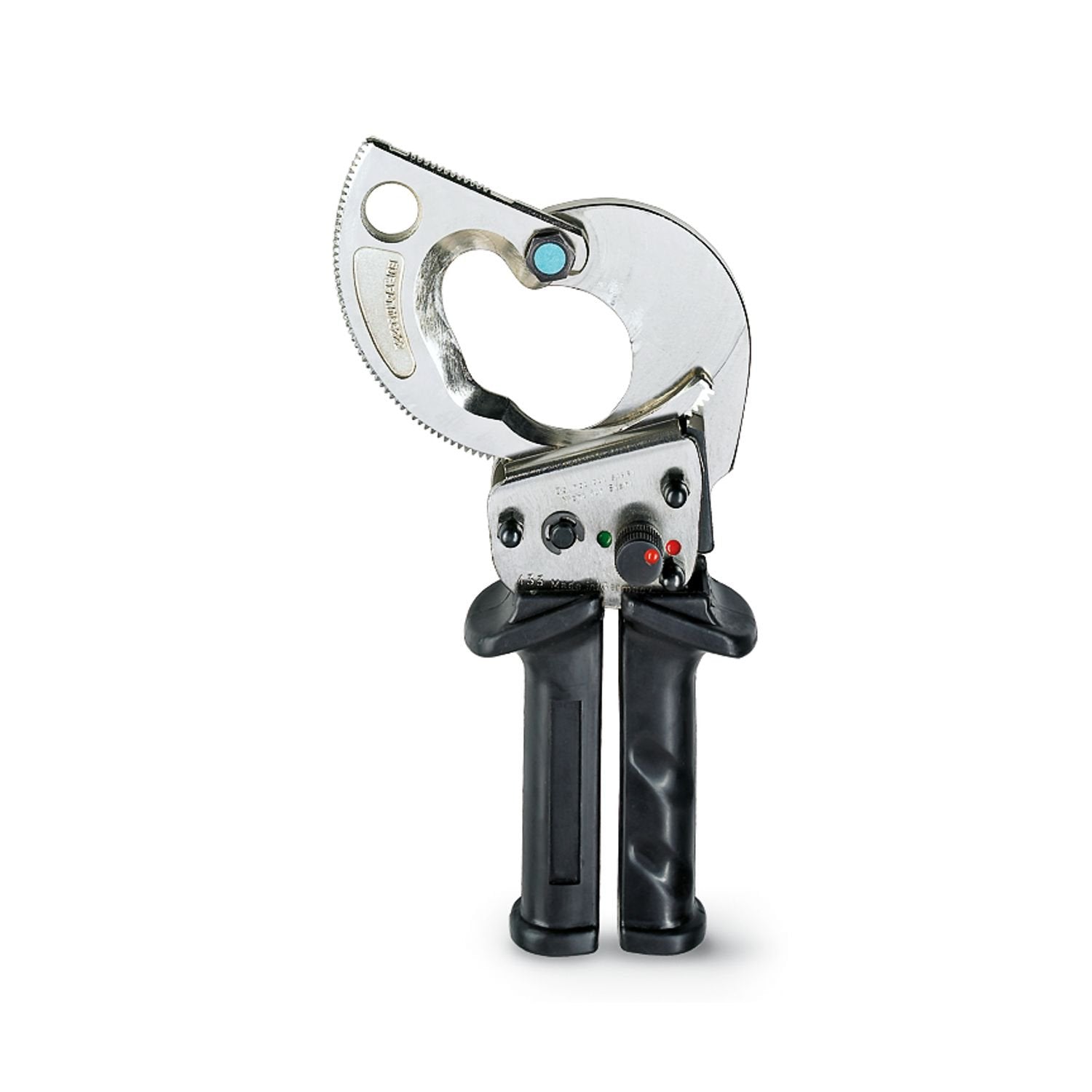 Two-hand ring cable cutter, with ratchet function, for copper and aluminum up to 45 mm diameter (up to 300 mm 2 )