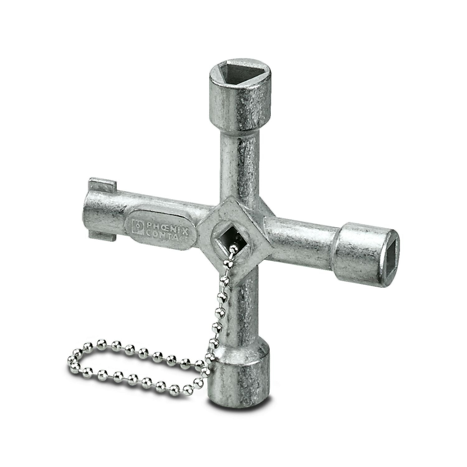 Control cabinet key, metal, for all common types of control cabinet