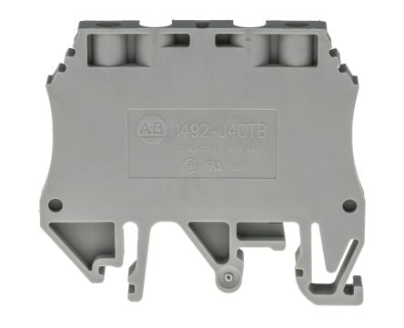 Allen Bradley 1492 Series Screw Terminal, 2-Way, 10AWG, 26 AWG Wire, 8A Screw Cage