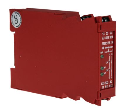Allen Bradley, 230V ac Safety Relay, 2 Safety Contacts