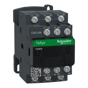 TeSys Deca control relay - 3 NO + 2 NC - <= 690 V - 24 V AC standard coil (TeSys Deca control relay) is a Schneider Electric product. Designed for reliable performance and long service life. Available across Iraq — contact us for pricing and delivery options.