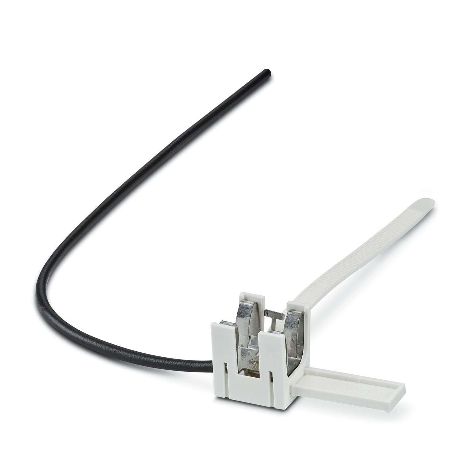 Shield fast connection for 5 ... 10 mm cable diameter. Potential connecting cable: 200 mm, 1 mm 2 , color: black
