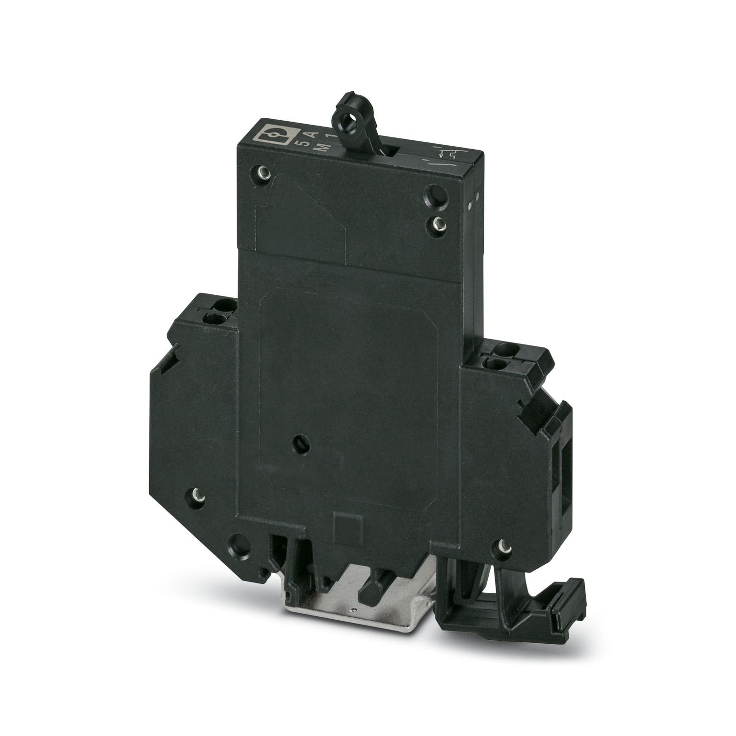 Thermal-magnetic circuit breaker, 1-pos., normal blow, 1 N/O contact, with universal foot for mounting on NS 32 or NS 35
