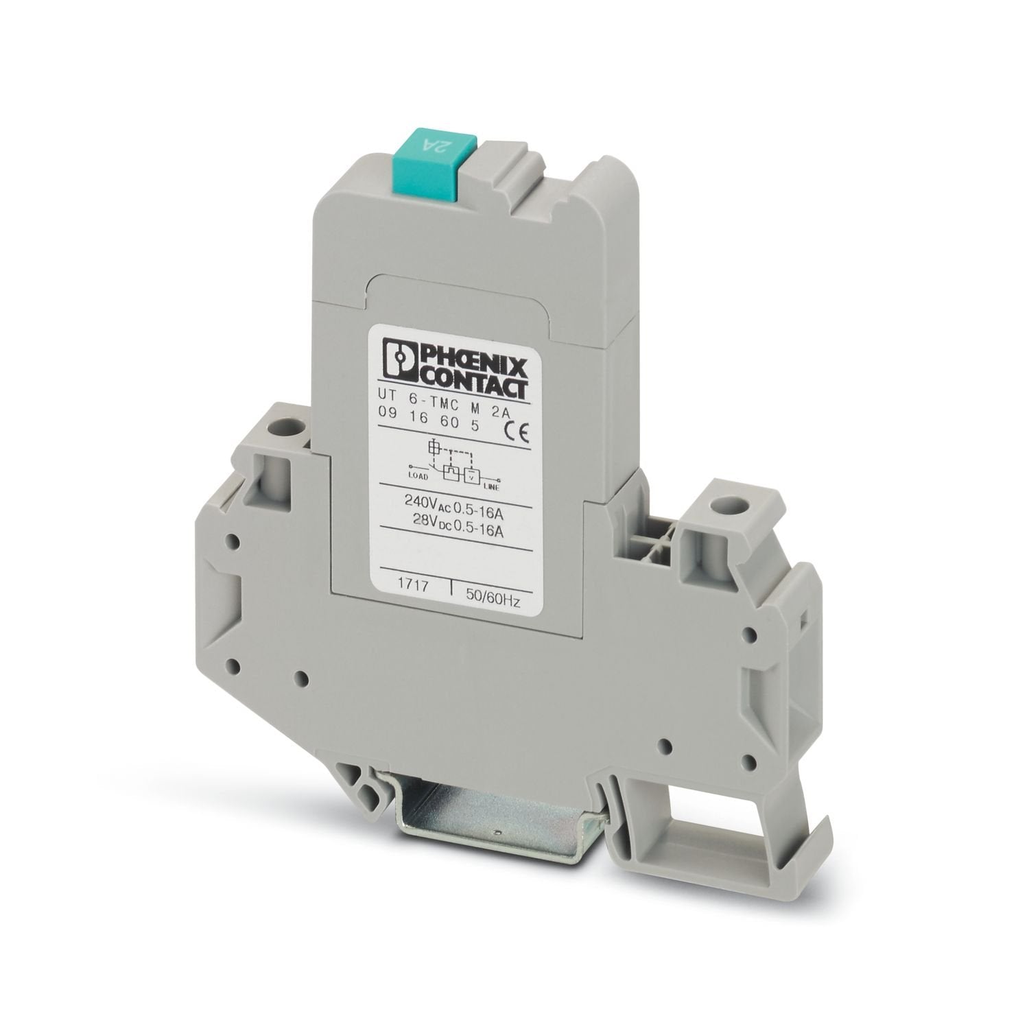 Thermal-magnetic circuit breaker, 1-pos., for DIN rail mounting