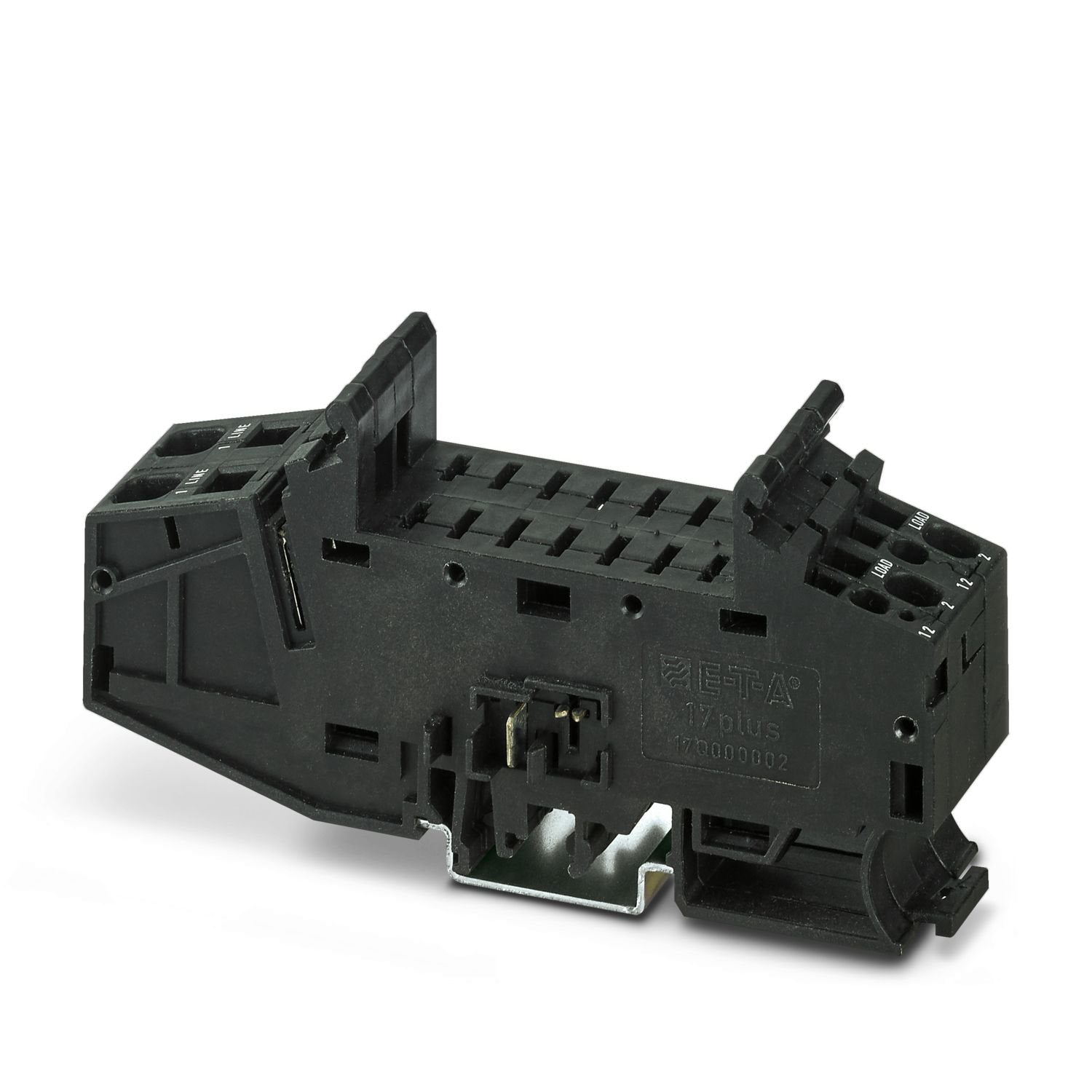 Modular socket element, 2-position, for holding two circuit breakers, each with a single position
