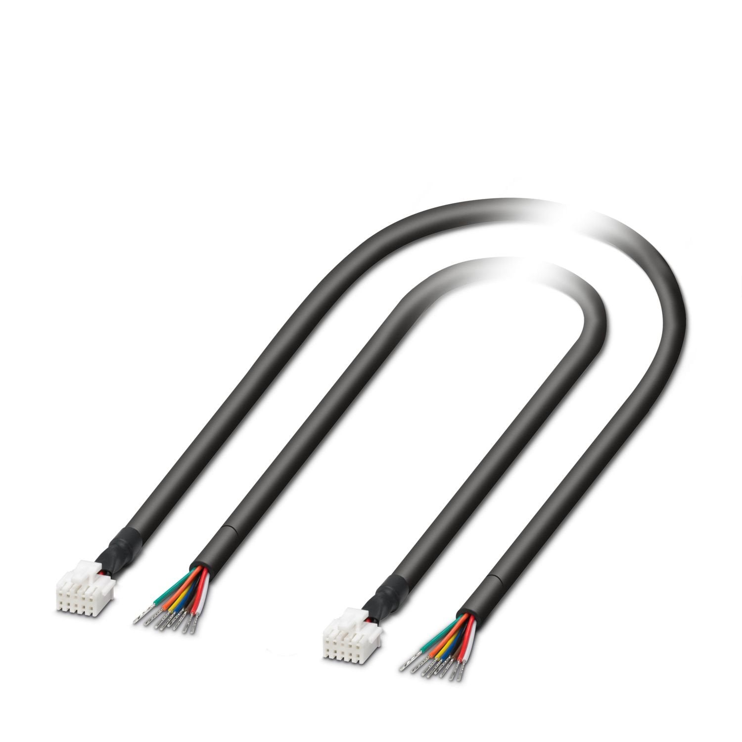 Data cable with free cable end for communication between Phoenix Contact TRIO-PM/1AC/24DC/2500W (1635194) and other control devices or host computers