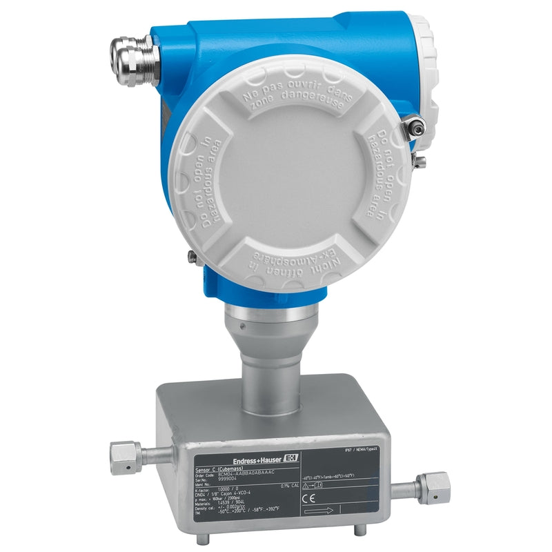 Cubemass Coriolis flowmeter