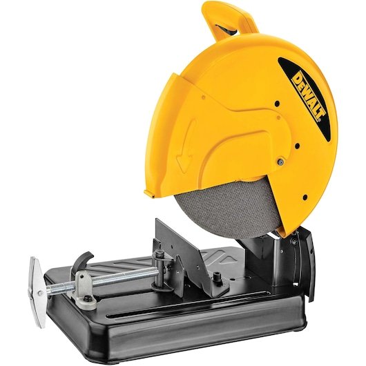 355 millimeter Chop Saw being shown from side-ways