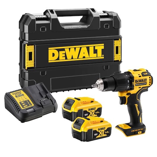 18V XR Compact Brushless Hammer Drill Driver (2 X 5 Ah)