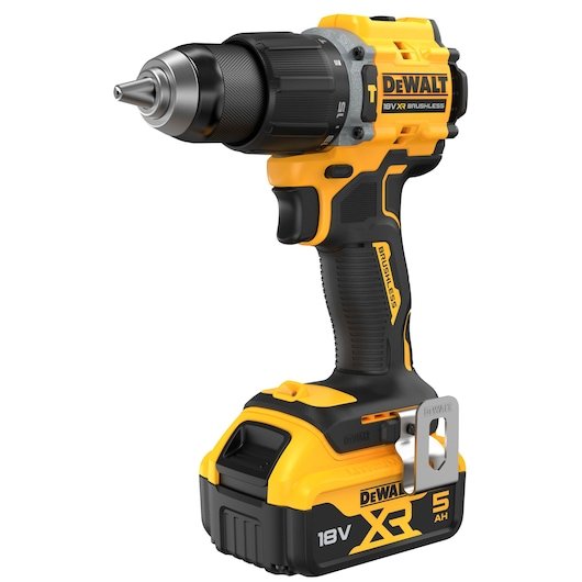18V XR Brushless Compact Hammer Drill Driver with 18V 5Ah battery