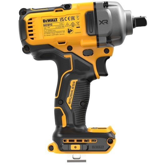 18V XR Brushless 1/2" Detent Pin Mid Range Impact Wrench - Bare Unit