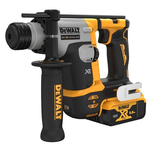 18V XR Brushless SDS-Plus Hammer Drill (2 x 5 Ah) (16 mm)