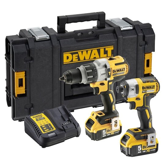 18V XR Brushless Twin Kit - 2 X 5Ah