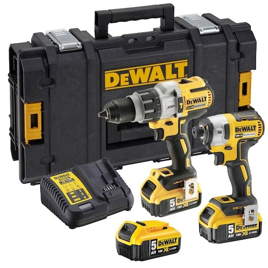 18V XR Brushless Twin Kit - 2 X 5Ah