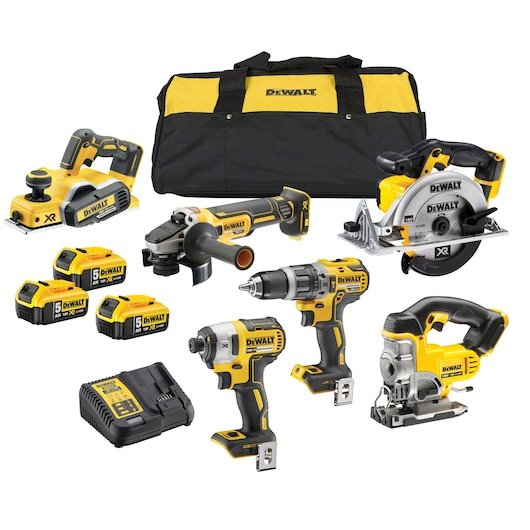 18V XR Kit (3 X 5 Ah) (6 pc)
