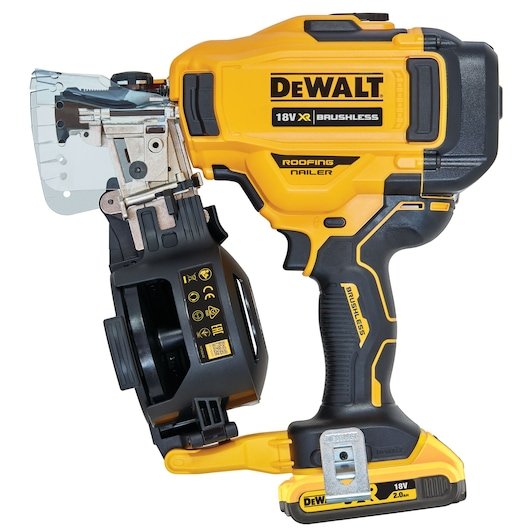 18V XR Cordless Roofing Nailer - 2 x 2Ah