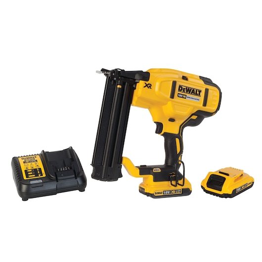 18V XR Brushless Second Fix Nailer (2 X 2 Ah) (18 Gauge)