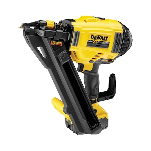 18V XR Brushless Metal Connector Nailer (2 x 2 Ah)