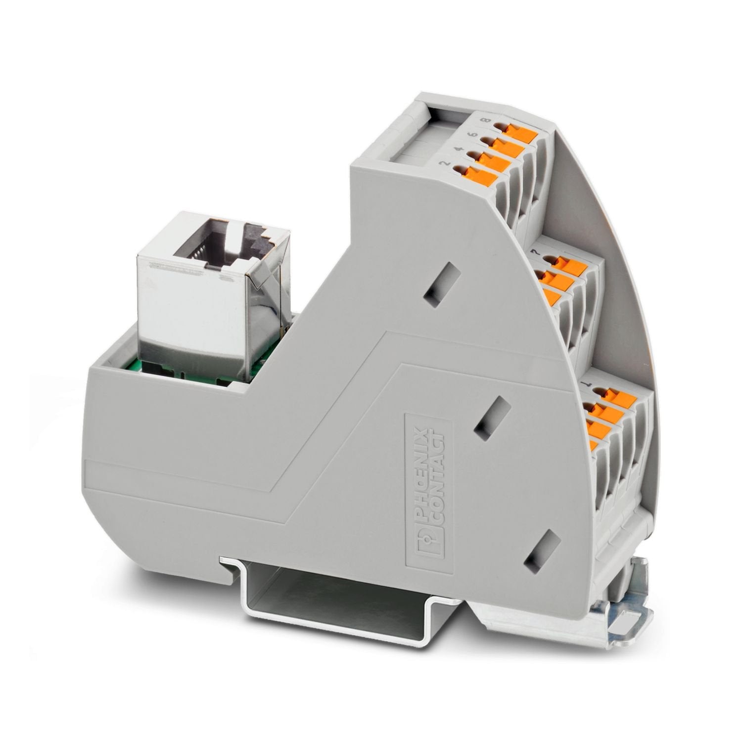 VARIOFACE module with push-in connection and RJ45 connector