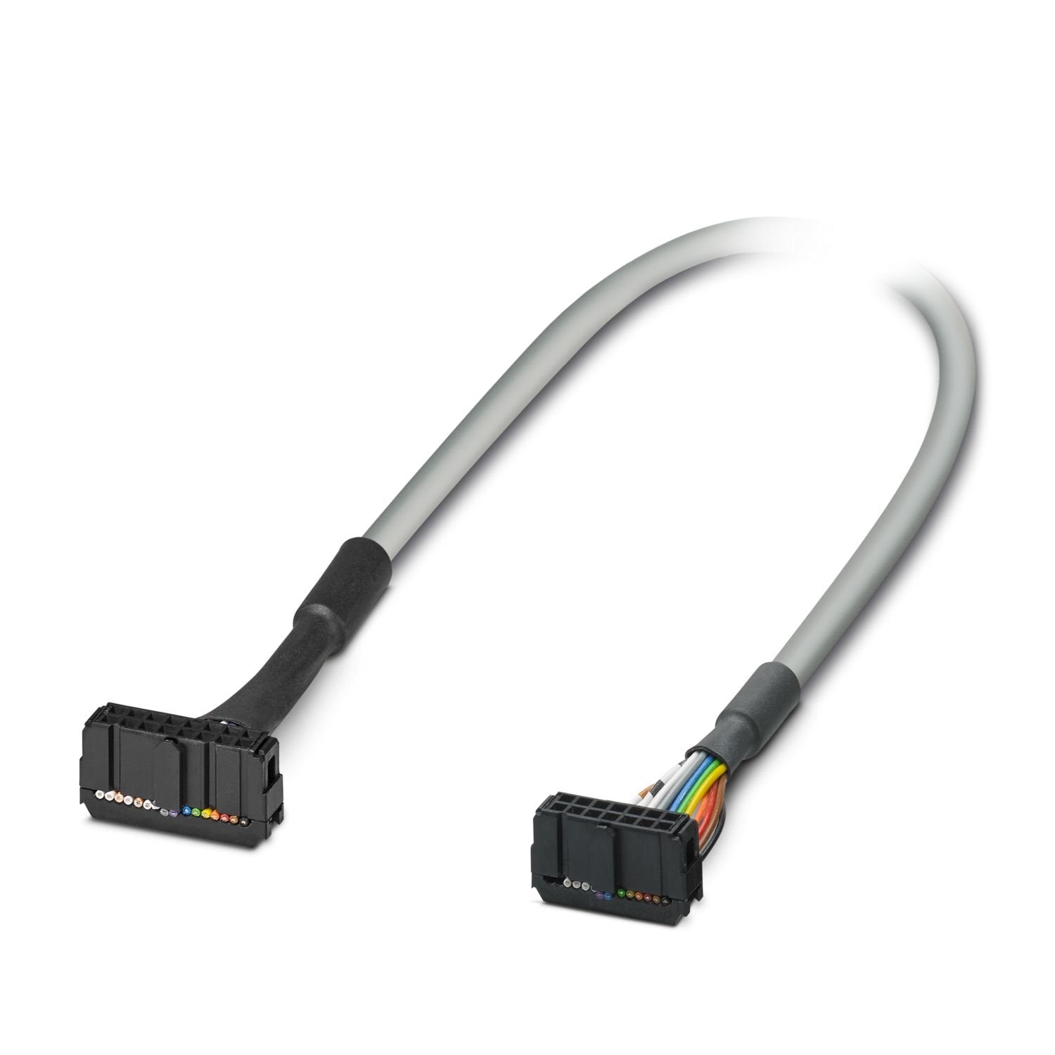 Round cable set; controller: SIMATIC® TOP connect; connection 1: IDC/FLK socket strip (1x 16-position); connection 2: IDC/FLK socket strip (1x 14-position); cable length: 1 m
