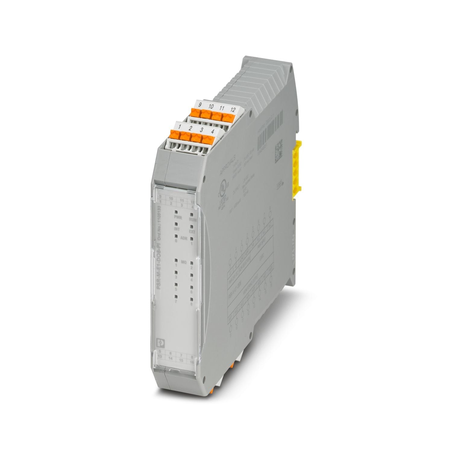 Extension module with 8 signal outputs, TBUS interface, plug-in Push-in terminal block, TBUS connector included
