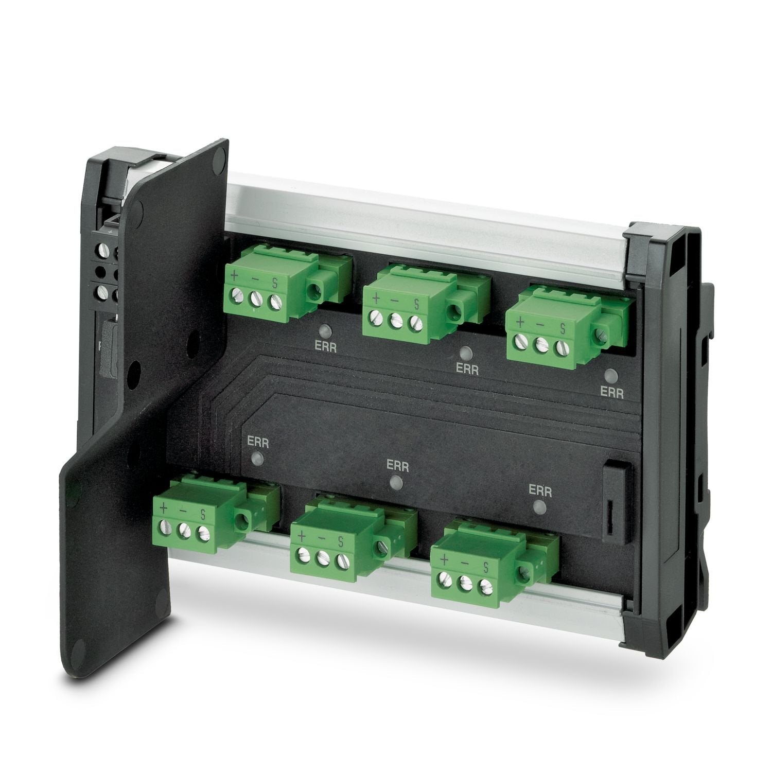 Device coupler for Foundation Fieldbus and PROFIBUS PA with terminal connections for six spurs connected to fieldbus end devices.