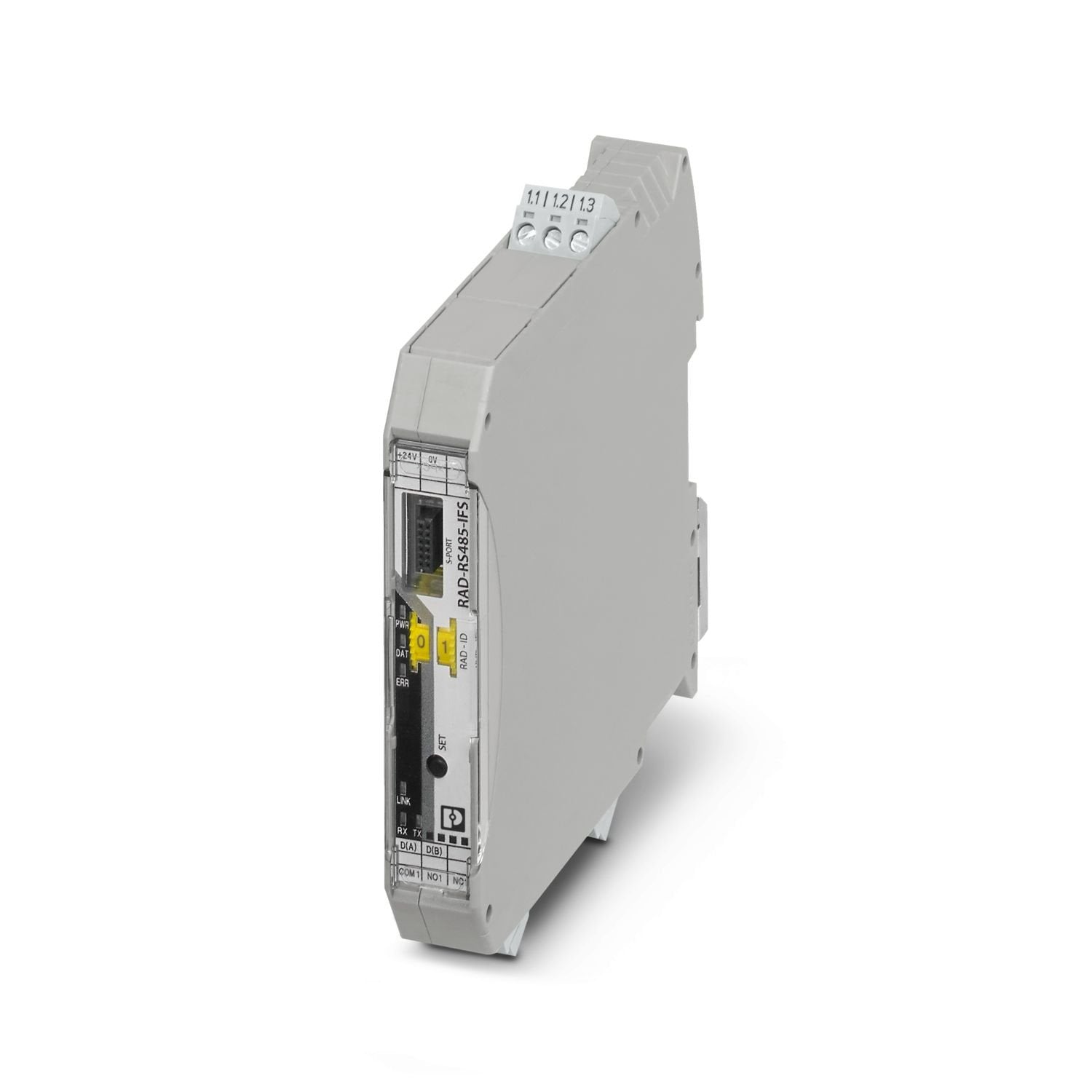 Radioline - RS-485 multipoint multiplexer, can be extended with I/O modules, can be used as Modbus/RTU bus coupler or can be combined with Radioline wireless system, up to 99 stations, range of up to 1.2 km on in-house copper cables