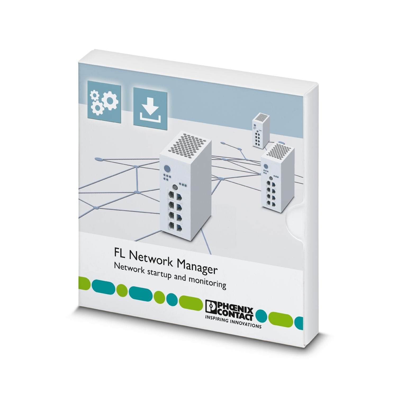 SNMP-based software for easy commissioning and monitoring of network components such as switches, routers, and WLAN access points