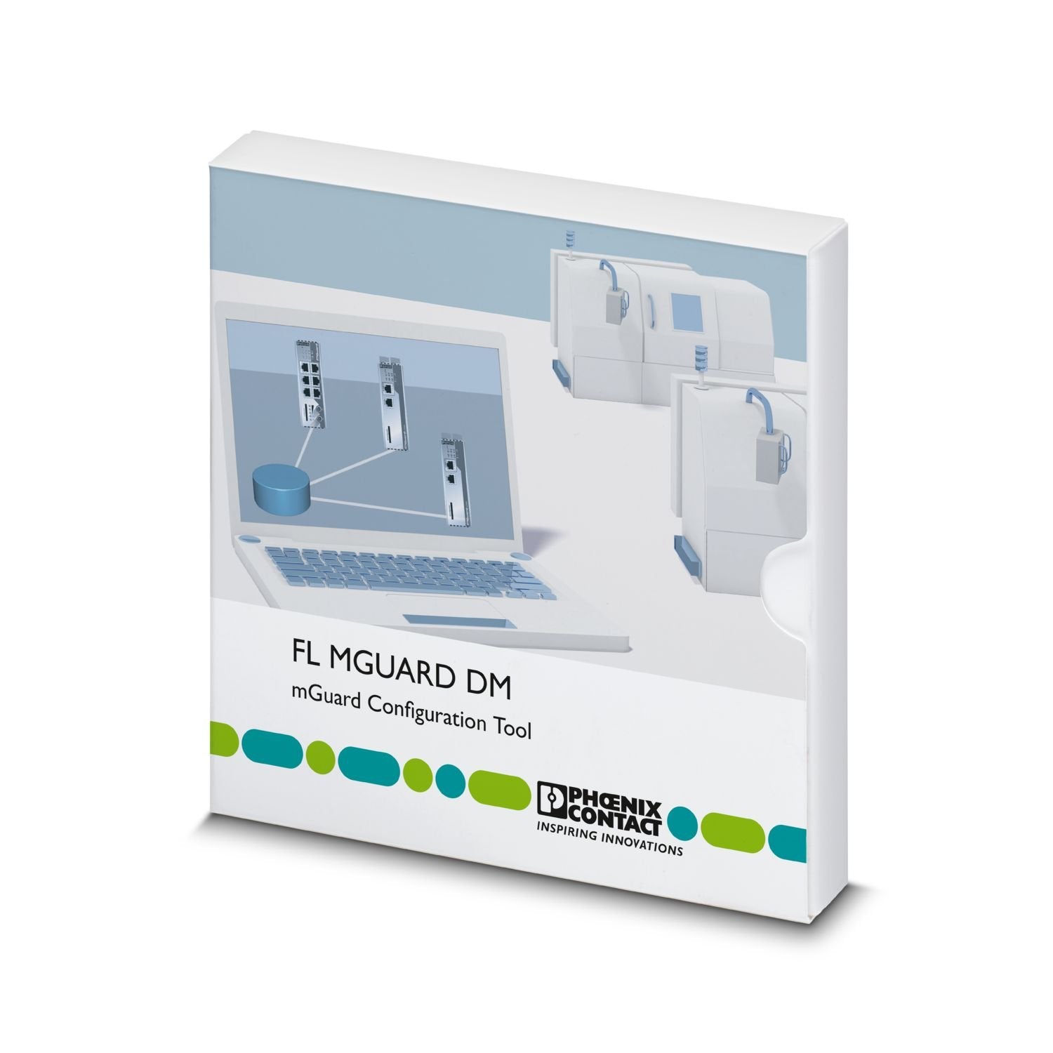 Central device management software for MGUARD devices for any number of devices in the field. For installation on a PC. No additional licenses required. Download trial version for up to 10 devices.