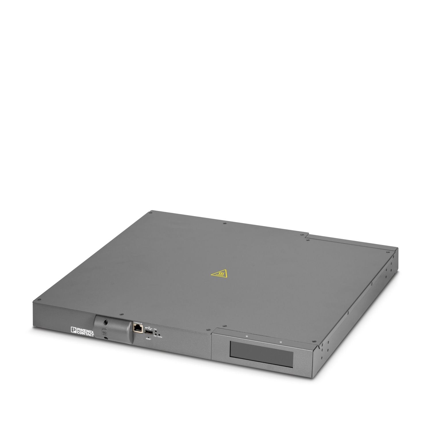 Managed switch with 32 SFP ports at 100/1000 Mbps and operating temperature of -40 … +85°C, 24 V DC (nominal) power supply