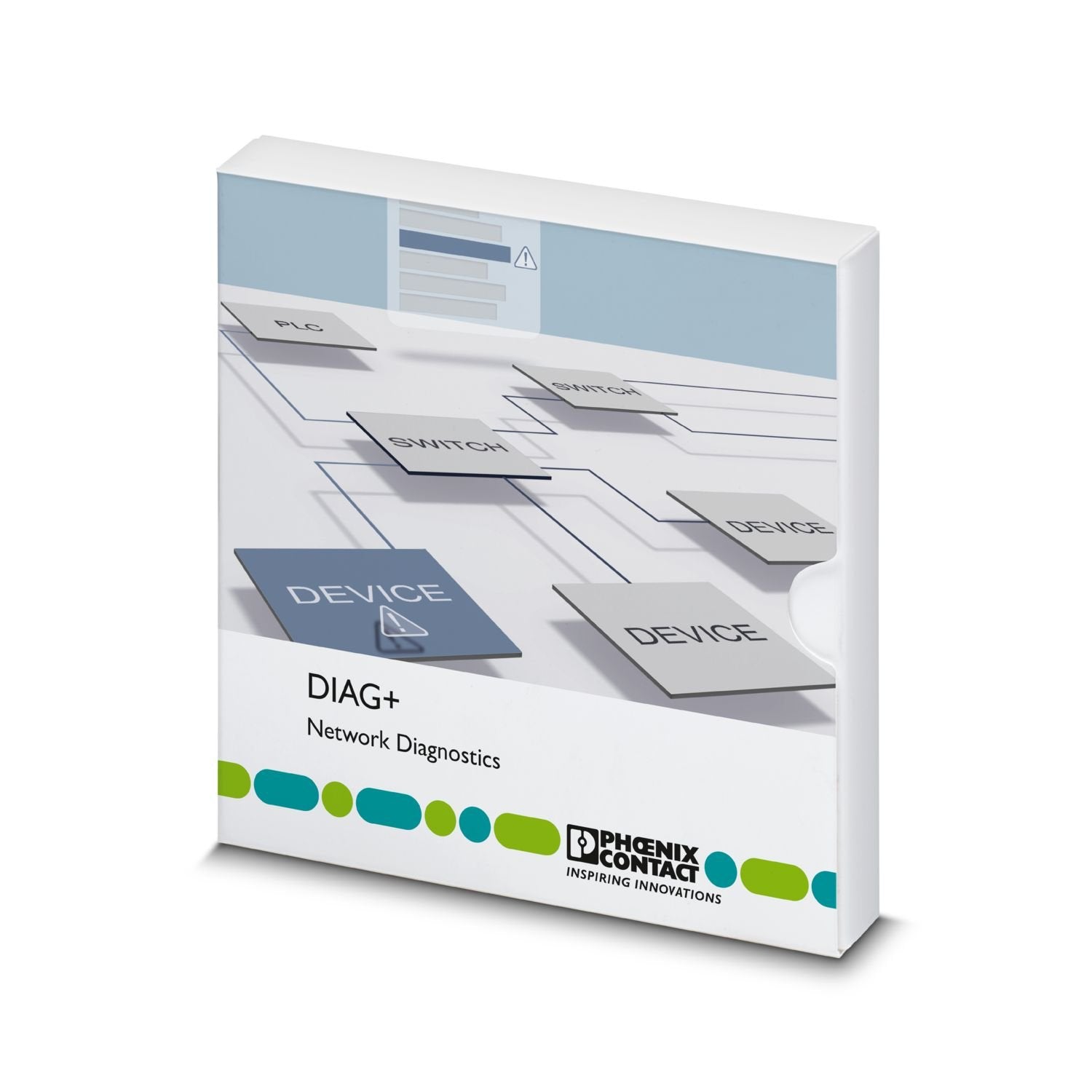 Diag+, diagnostic software for INTERBUS and PROFINET networks, additional areas of application are, for example, commissioning and maintenance.
