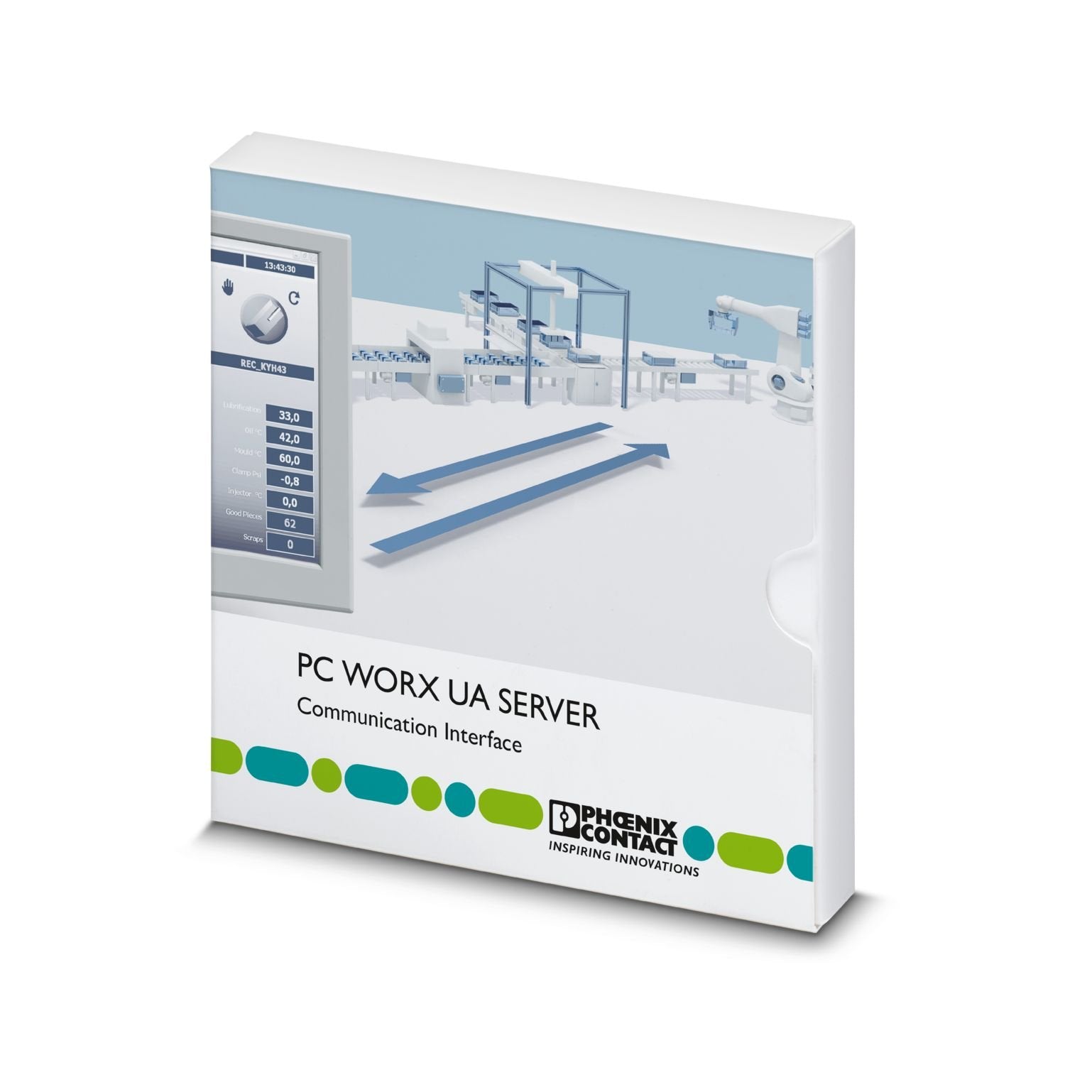 OPC UA server for communication with a maximum of 25 controllers