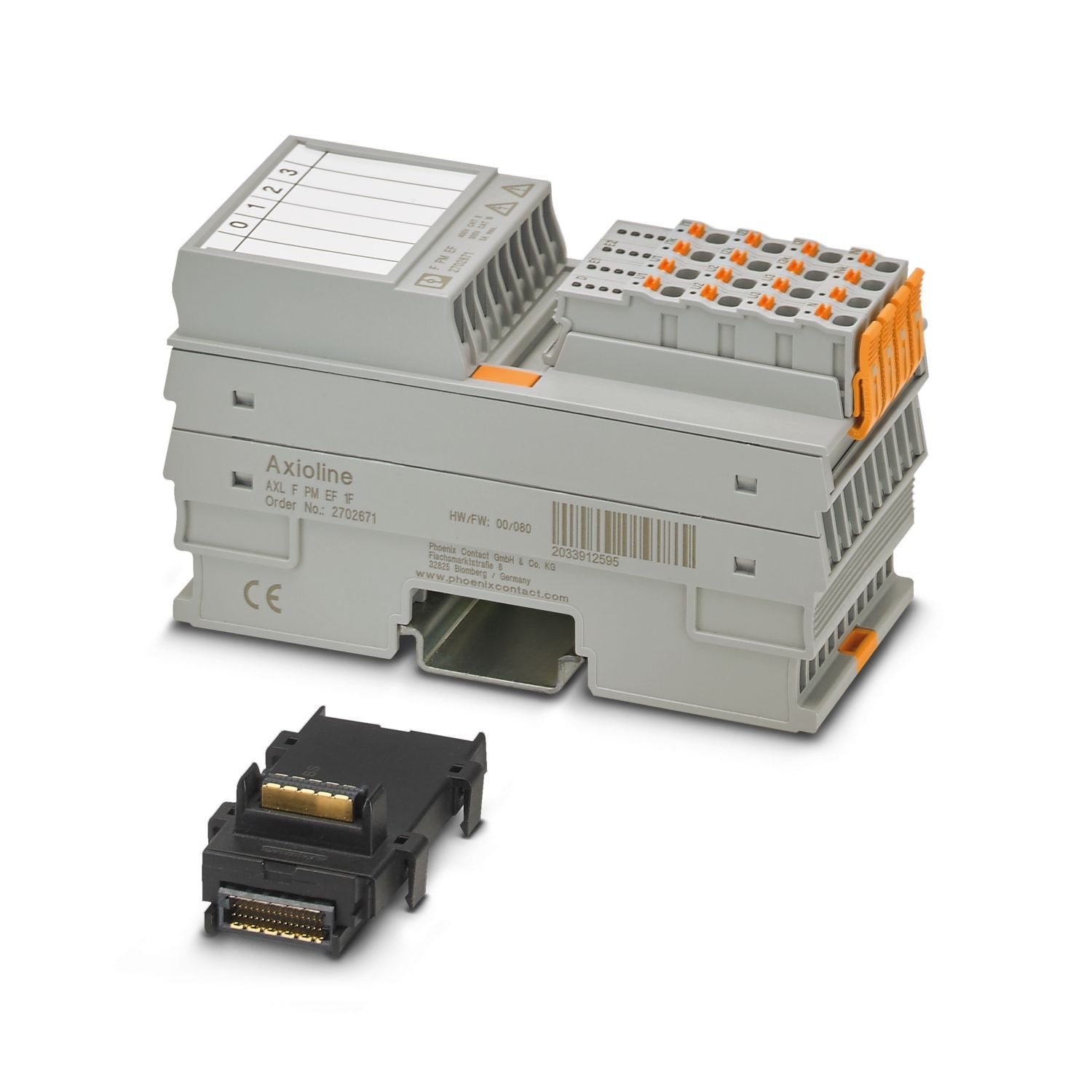 Axioline F, power measurement module, input voltage: up to 400 V AC (phase/neutral) or 690 V AC (phase/phase), input current: up to 5 A AC, transmission speed in local bus: 100 Mbps, degree of protection: IP20 , including bus base module and Axioline F connectors