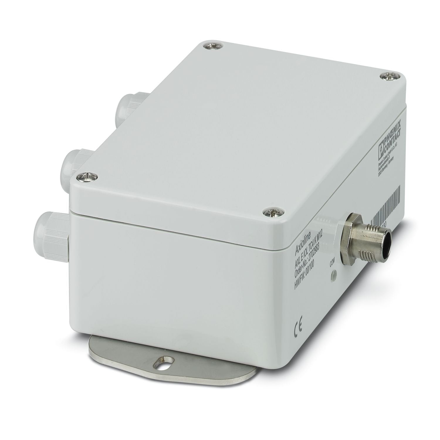 Axioline E IO-Link/analog converter with 4 analog TC inputs (type K/J), 2-conductor connection technology, 1 IO-Link A port, 24 V DC, IP65 degree of protection