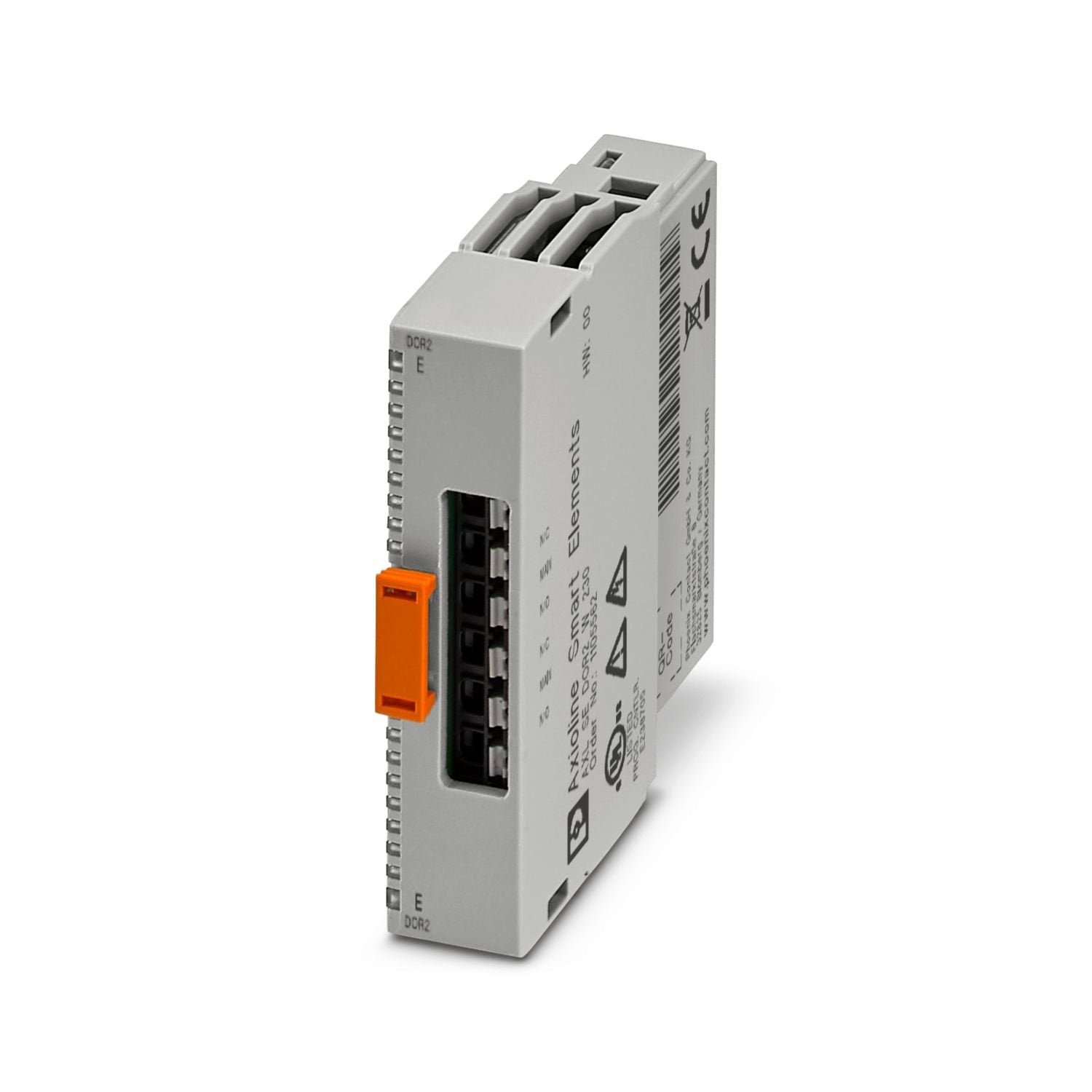 Axioline Smart Elements, Relay module, Relay outputs: 2 (floating), Changeover contact, 220 V DC, 230 V AC, degree of protection: IP20