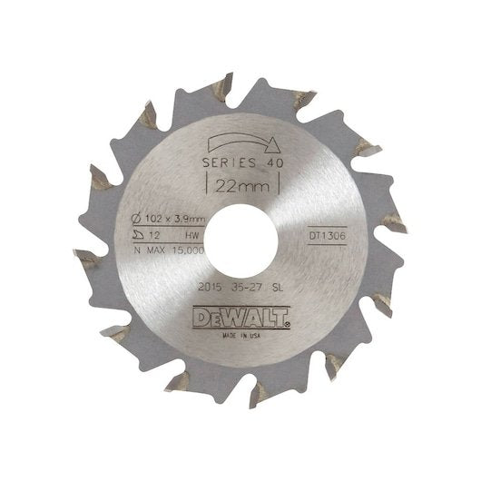 EXTREME WORKSHOP 102mm x 12mm 22T Biscuit Jointer Circular Saw Blade