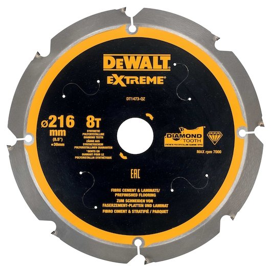 EXTREME 216mm x 30mm 8T PCD Multi Material Circular Saw Blade