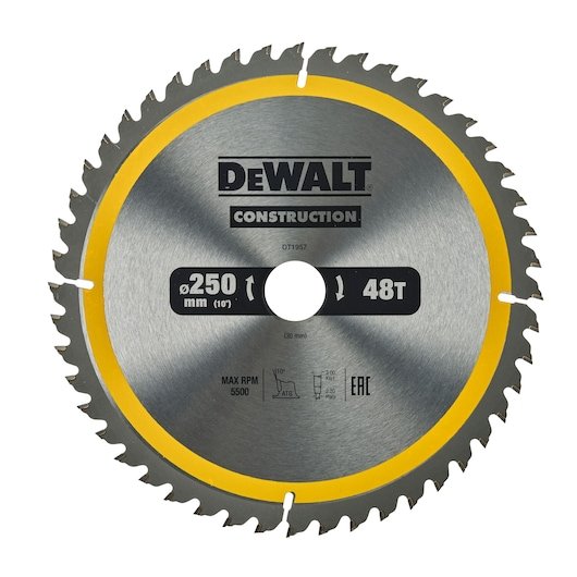 CONSTRUCTION 250mm x 30mm 48T Circular Saw Blade