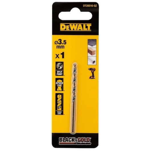 3.5MM BLACK GOLD HSS DRILL BIT