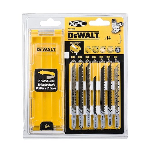 XPC HCS / BI-METAL 14 PIECE T SHANK WOOD CUTTING JIG SAW BLADE SET